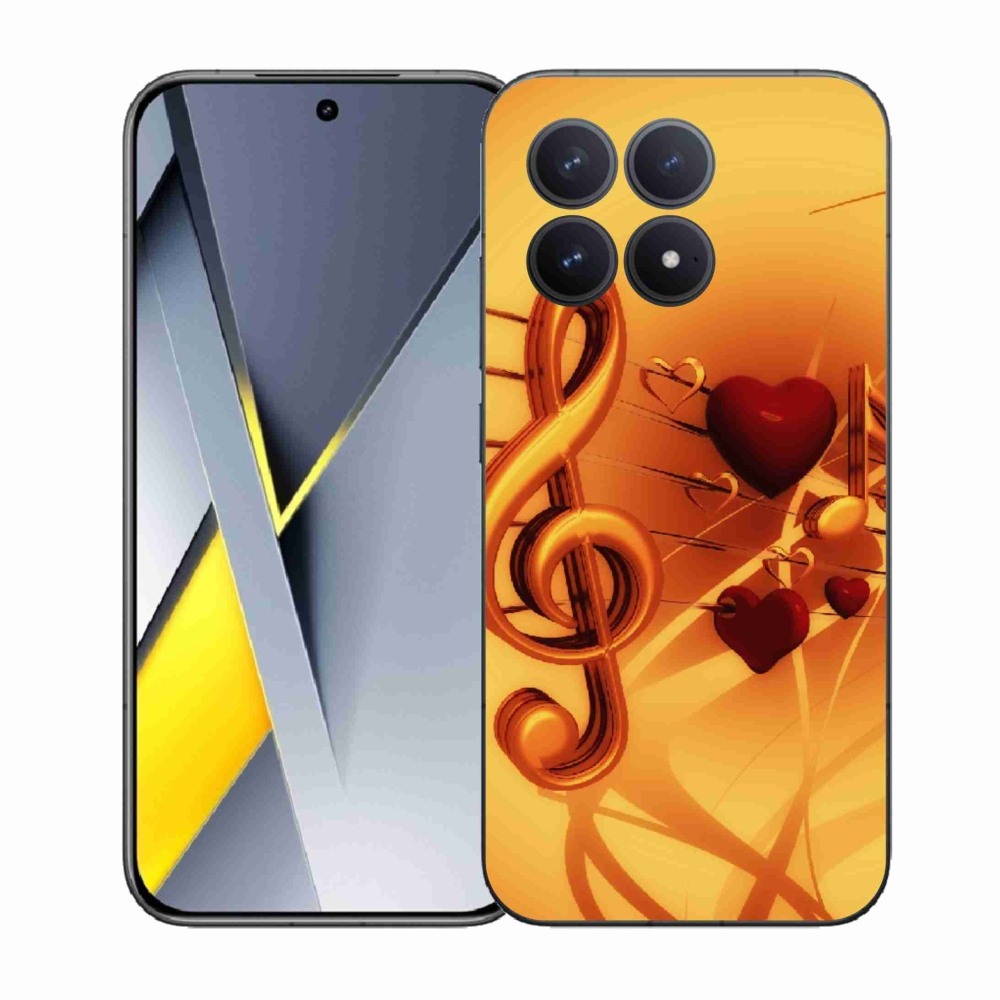 Gelový kryt mmCase na Xiaomi Poco F8 Pro - noty