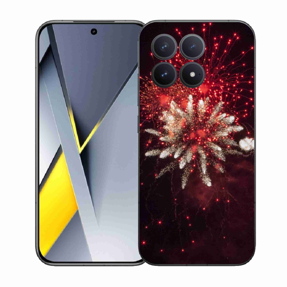 Gelový kryt mmCase na Xiaomi Poco F8 Pro - ohňostroj