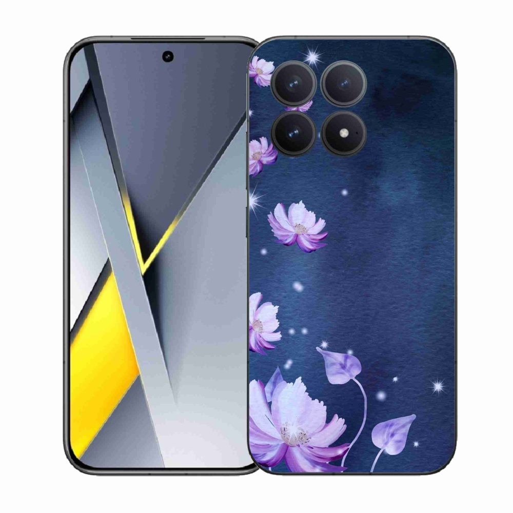 Gelový kryt mmCase na Xiaomi Poco F8 Pro - padající květy