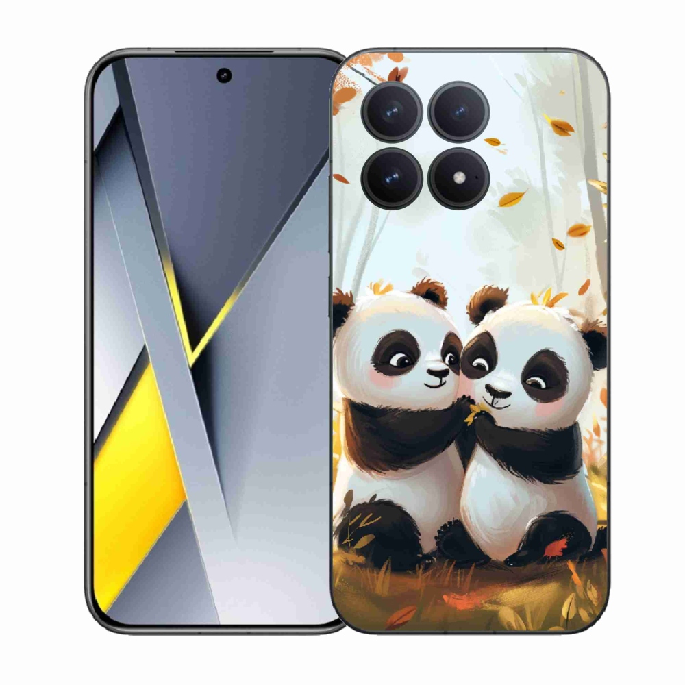 Gelový kryt mmCase na Xiaomi Poco F8 Pro - pandy