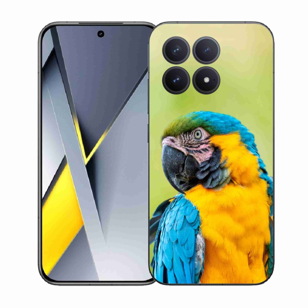 Gelový kryt mmCase na Xiaomi Poco F8 Pro - papoušek ara 2