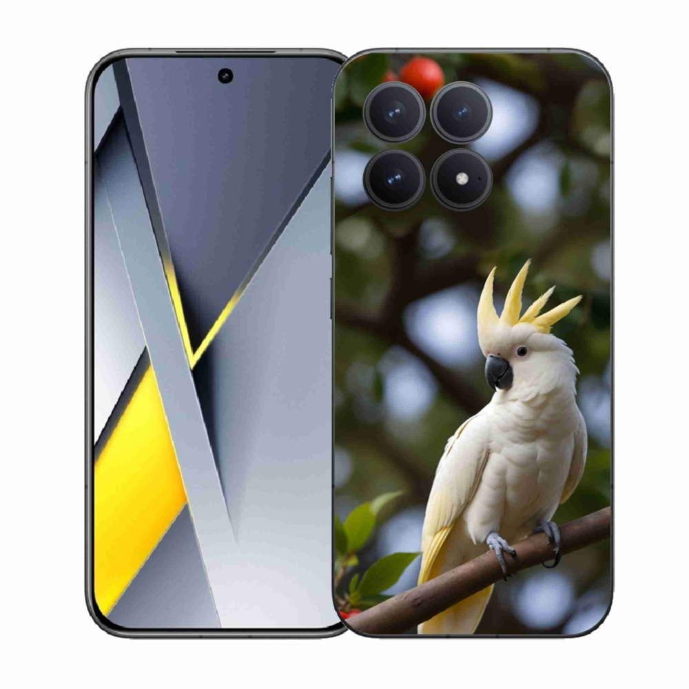 Gelový kryt mmCase na Xiaomi Poco F8 Pro - papoušek kakadu 3