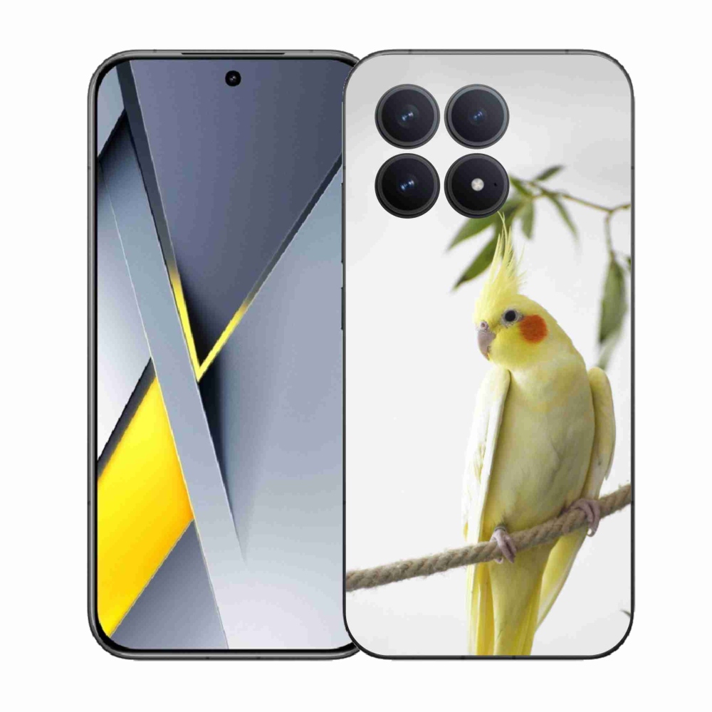 Gelový kryt mmCase na Xiaomi Poco F8 Pro - papoušek korela chocholatá