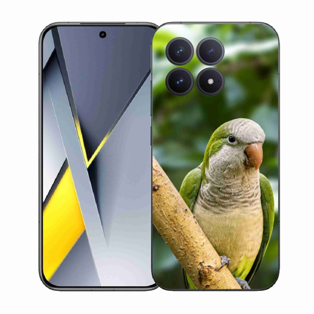 Gelový kryt mmCase na Xiaomi Poco F8 Pro - papoušek mníšek