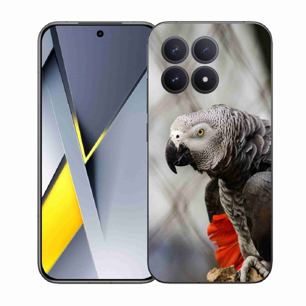 Gelový kryt mmCase na Xiaomi Poco F8 Pro - papoušek žako 3