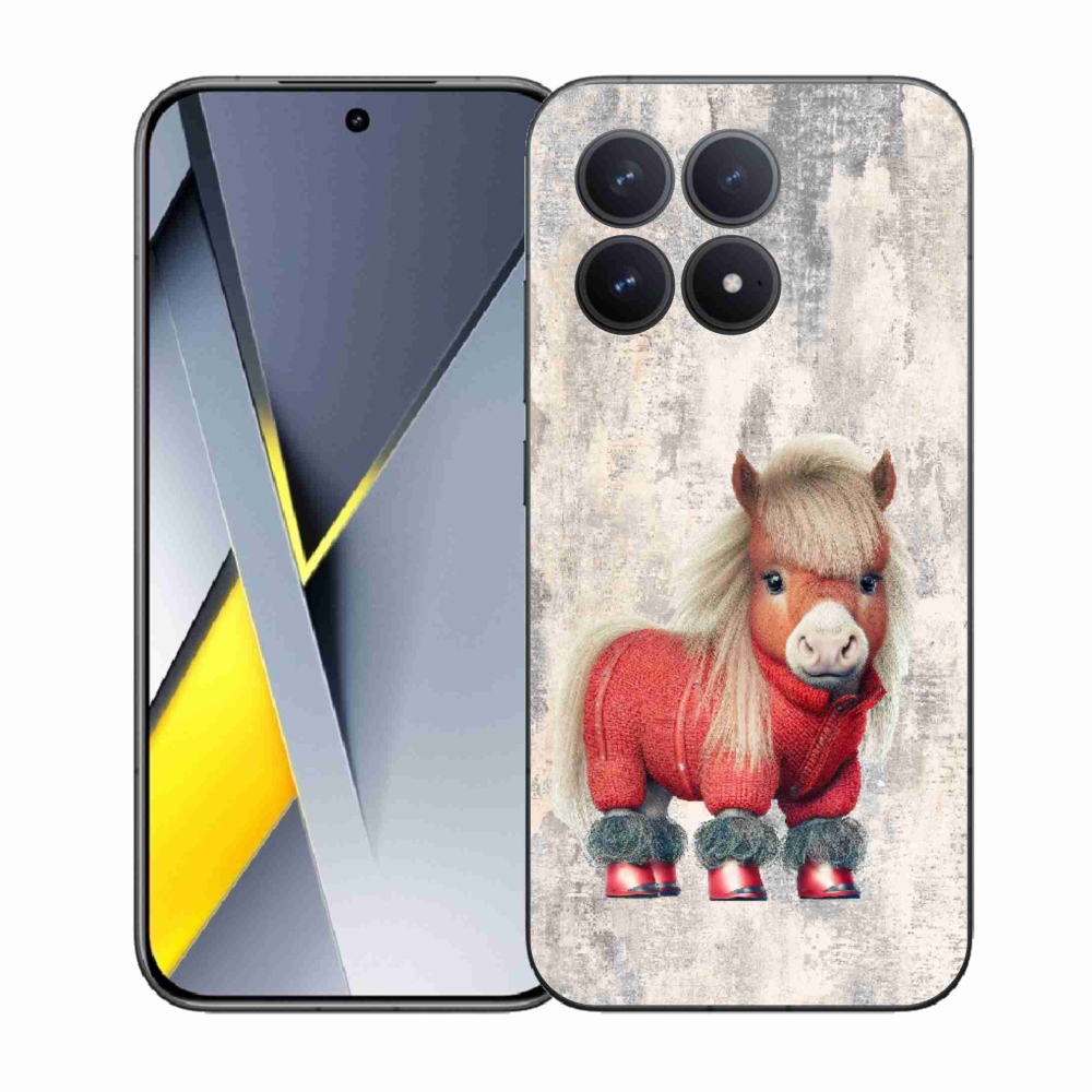 Gelový kryt mmCase na Xiaomi Poco F8 Pro - poník ve svetru