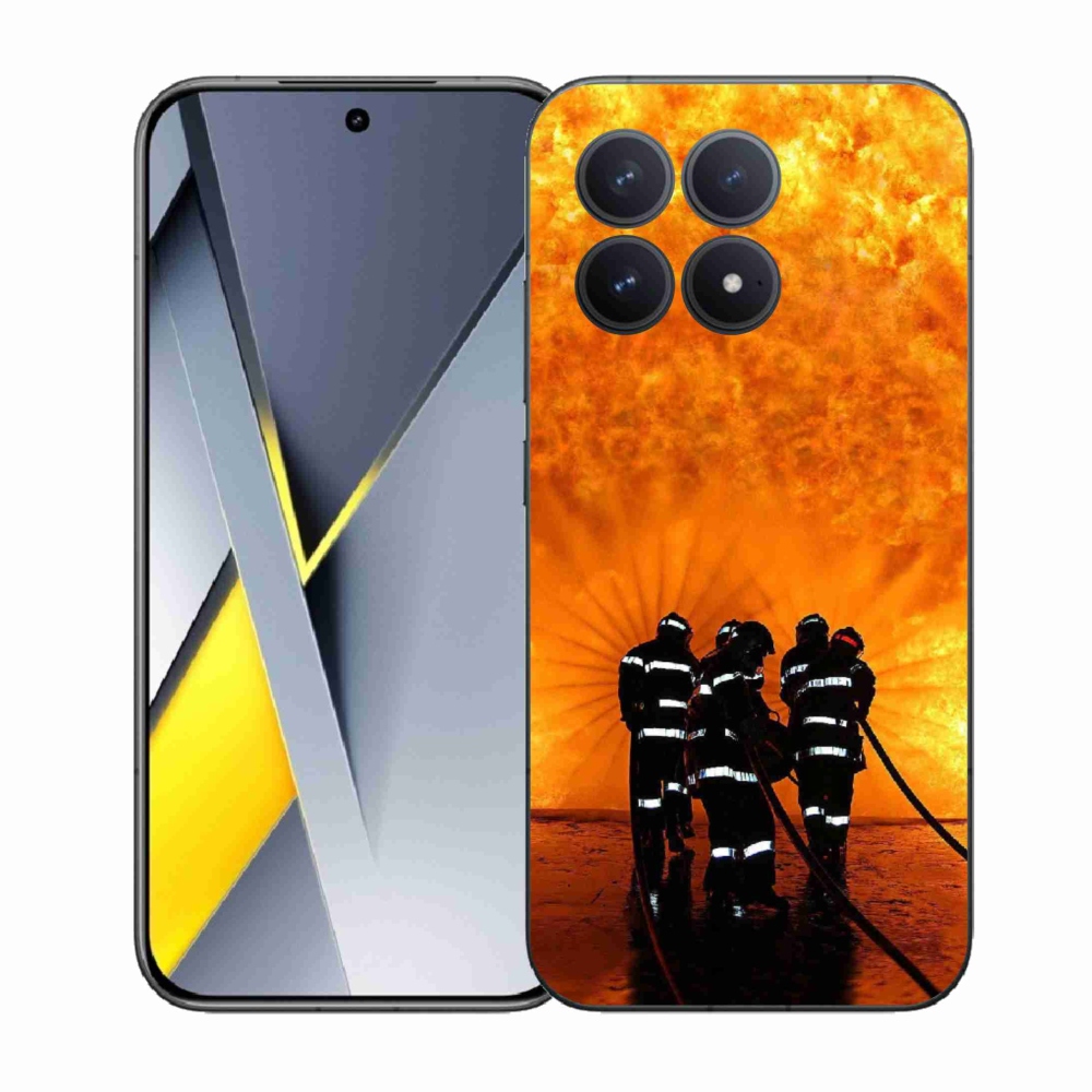 Gelový kryt mmCase na Xiaomi Poco F8 Pro - požár