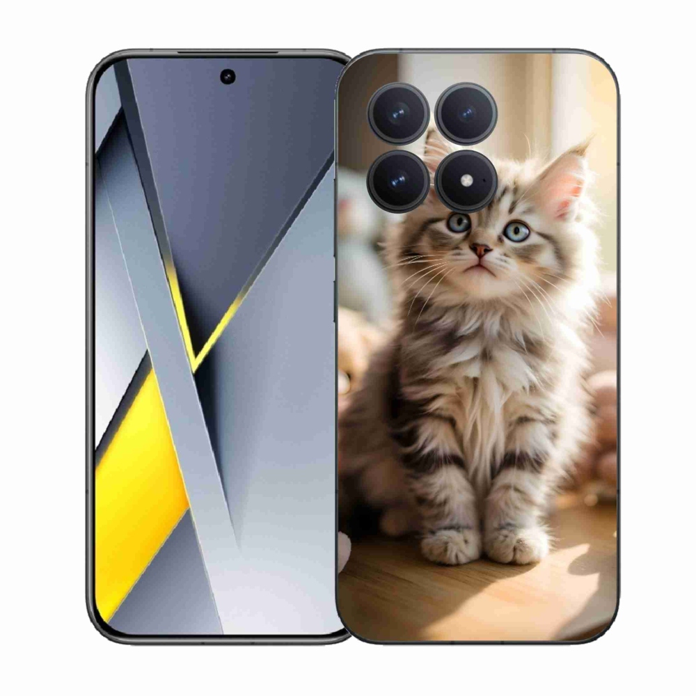 Gelový kryt mmCase na Xiaomi Poco F8 Pro - roztomilé kotě 10