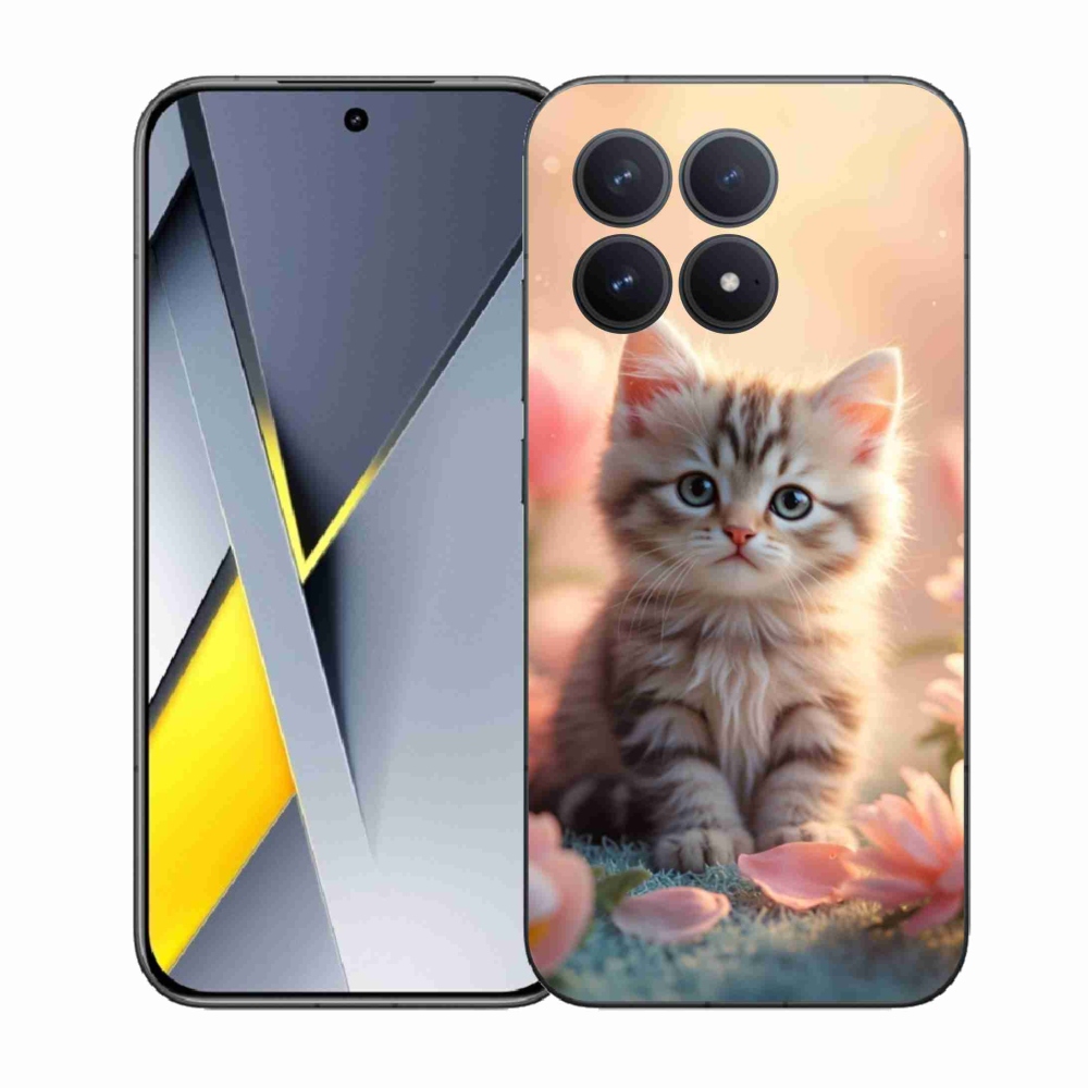 Gelový kryt mmCase na Xiaomi Poco F8 Pro - roztomilé kotě 8