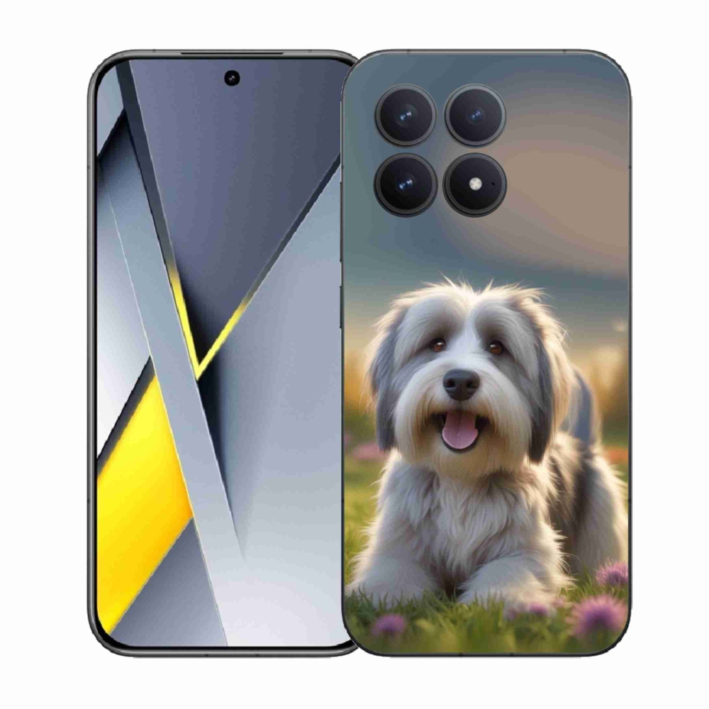 Gelový kryt mmCase na Xiaomi Poco F8 Pro - roztomilý havanský psík