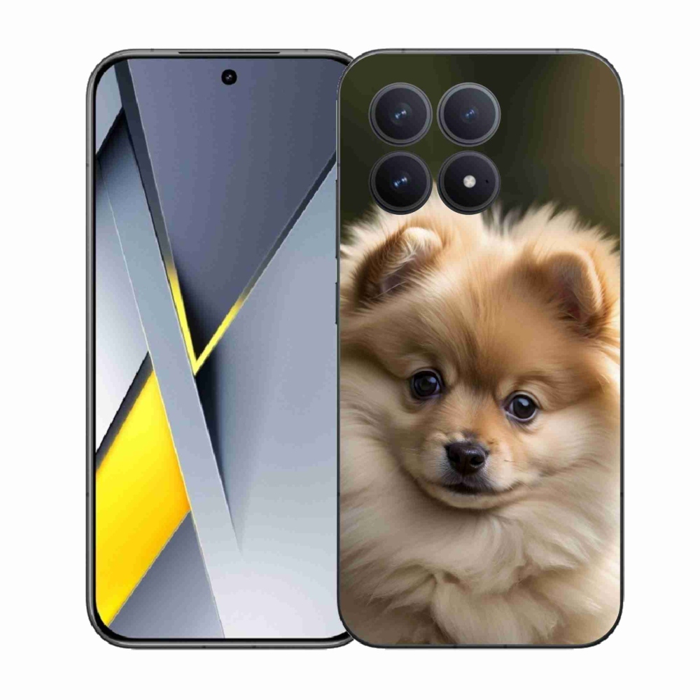 Gelový kryt mmCase na Xiaomi Poco F8 Pro - roztomilý pomeranian 2