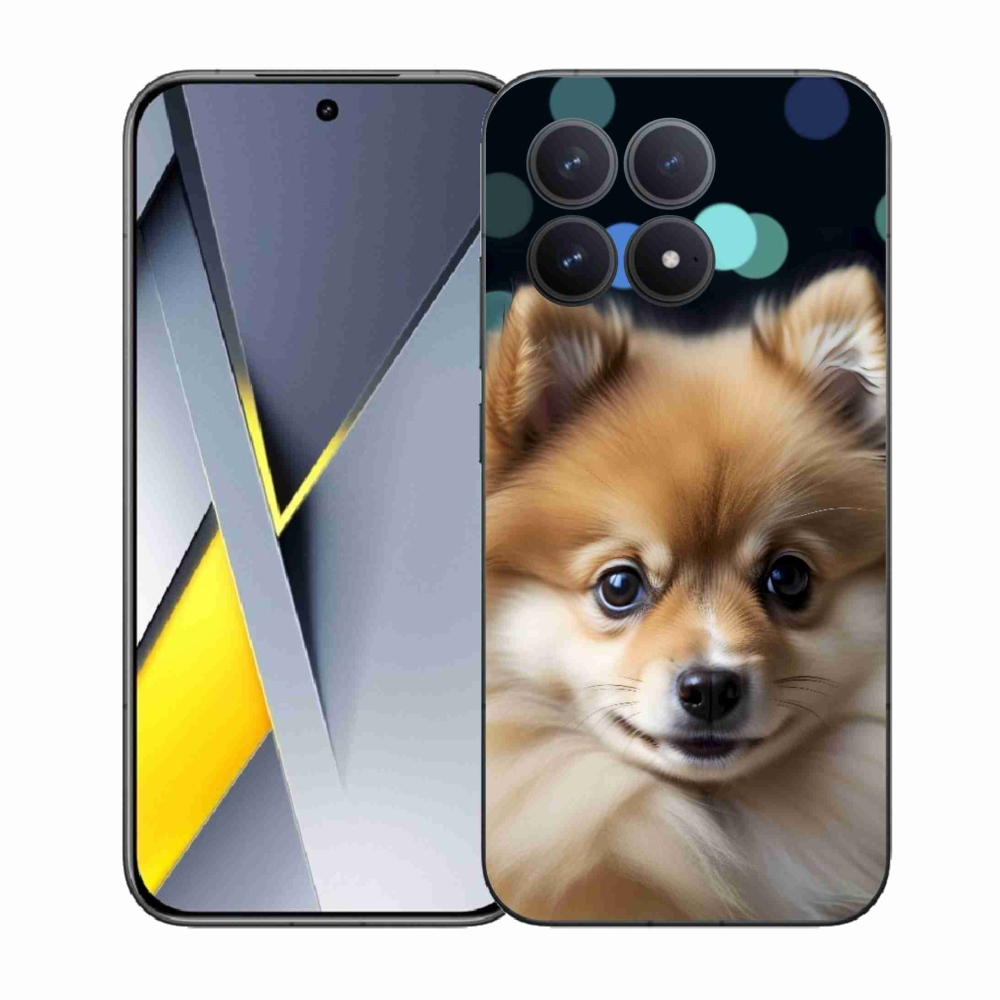 Gelový kryt mmCase na Xiaomi Poco F8 Pro - roztomilý pomeranian