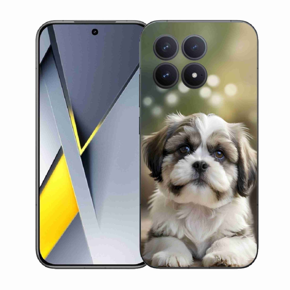 Gelový kryt mmCase na Xiaomi Poco F8 Pro - roztomilý shih-tzu
