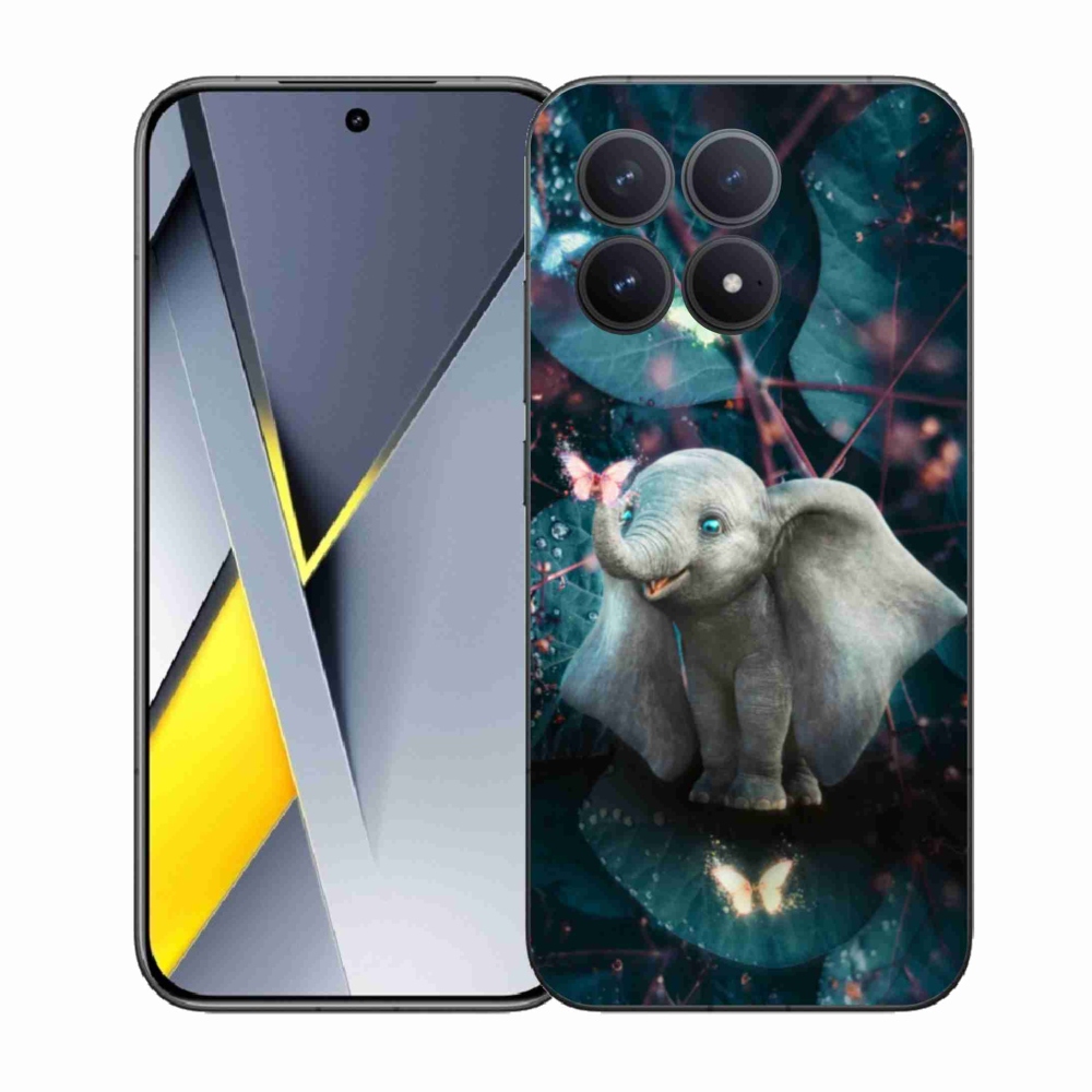 Gelový kryt mmCase na Xiaomi Poco F8 Pro - roztomilý slon