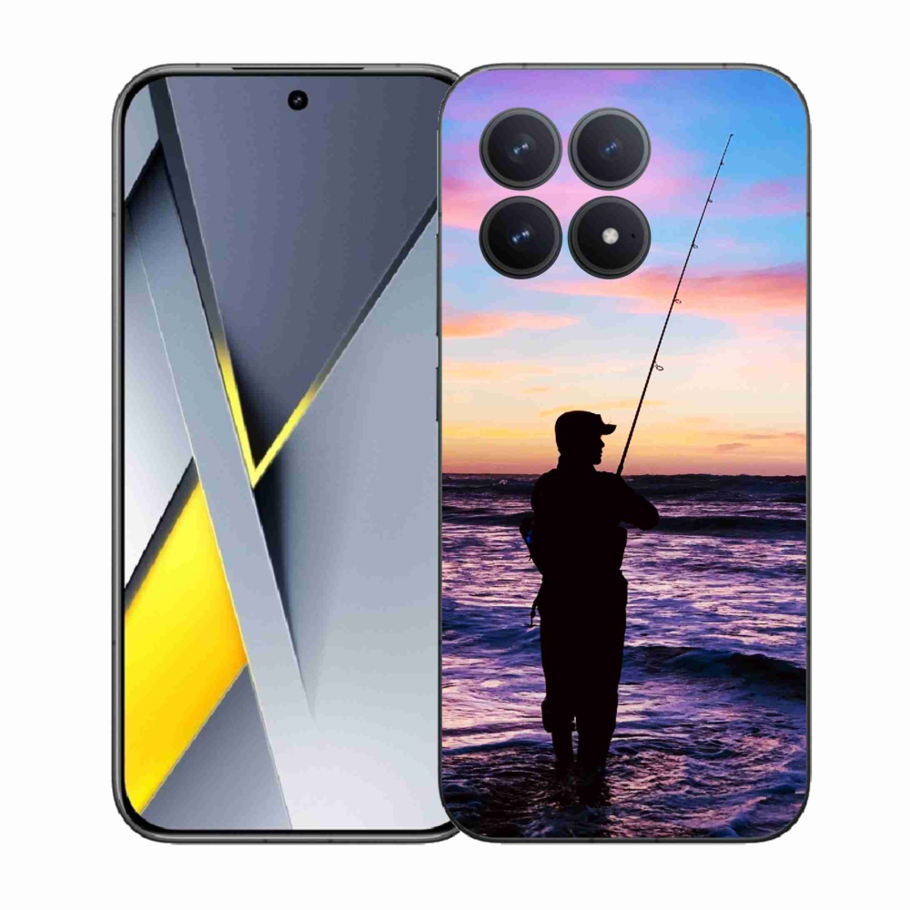 Gelový kryt mmCase na Xiaomi Poco F8 Pro - rybaření 1