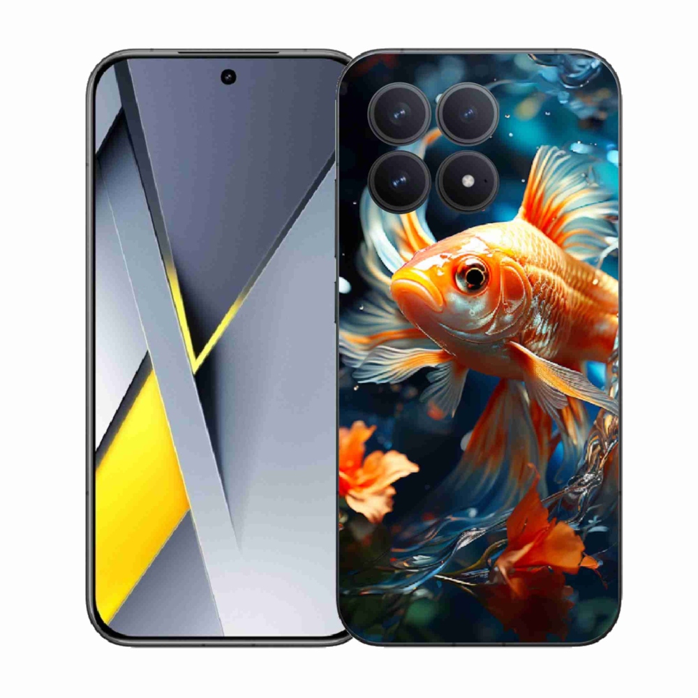Gelový kryt mmCase na Xiaomi Poco F8 Pro - rybka