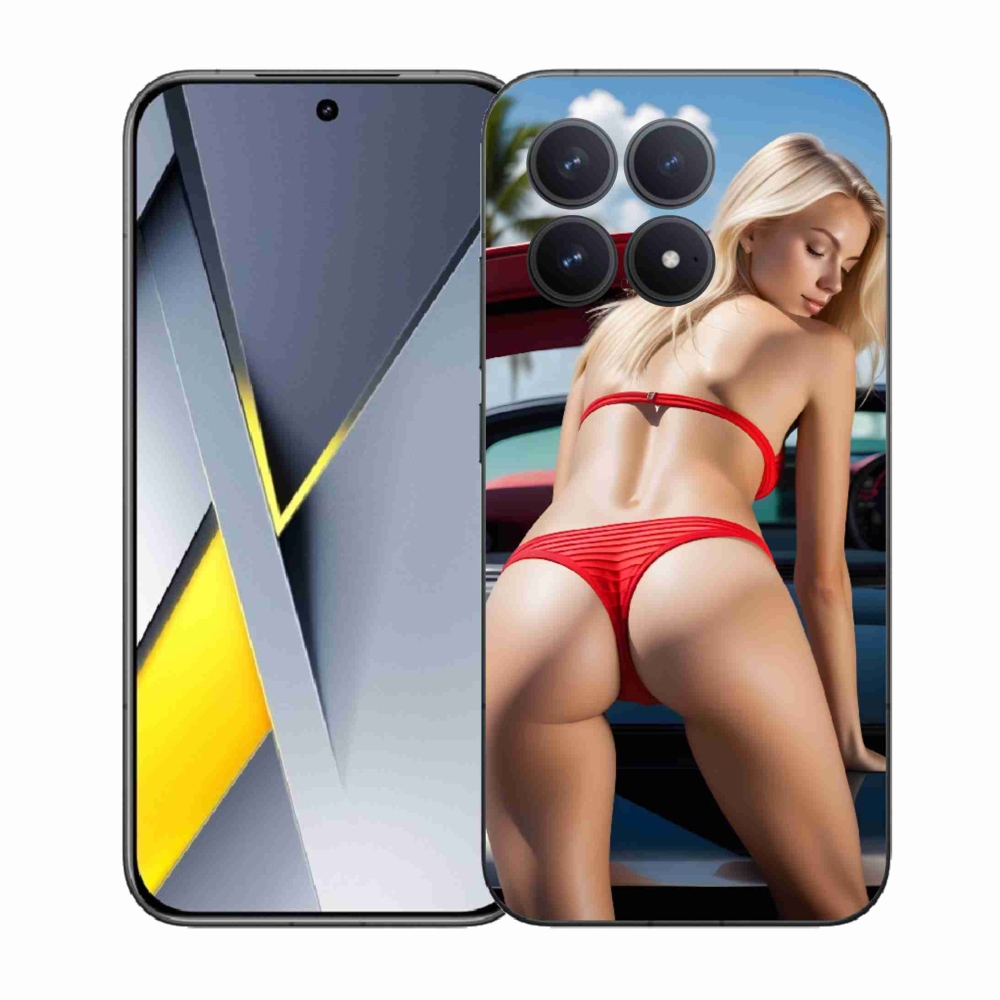 Gelový kryt mmCase na Xiaomi Poco F8 Pro - sexy žena 2