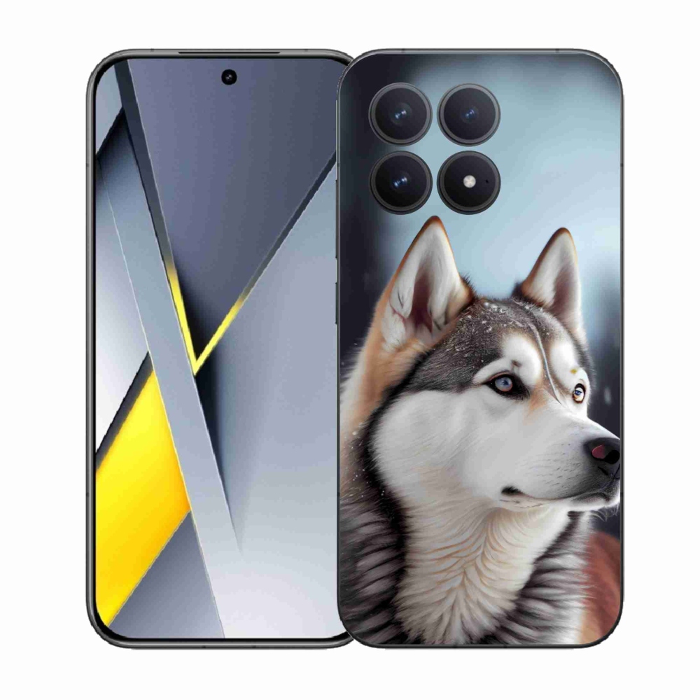 Gelový kryt mmCase na Xiaomi Poco F8 Pro - sibiřský husky
