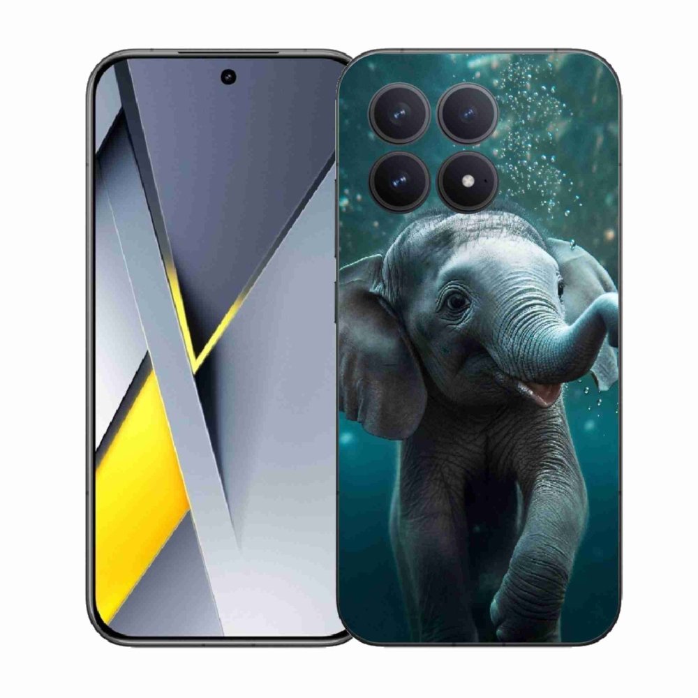 Gelový kryt mmCase na Xiaomi Poco F8 Pro - slůně pod vodou
