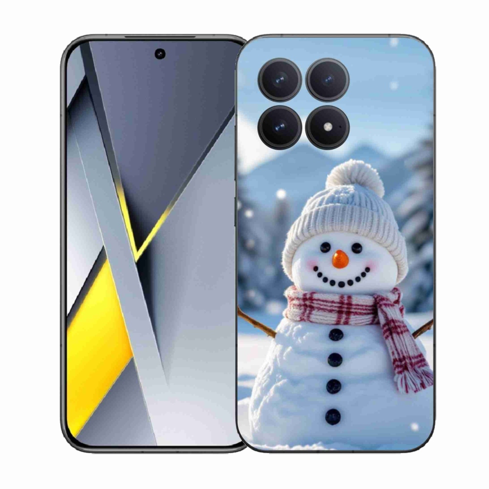 Gelový kryt mmCase na Xiaomi Poco F8 Pro - sněhulák 3