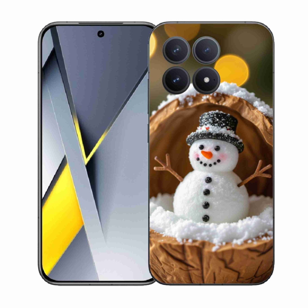 Gelový kryt mmCase na Xiaomi Poco F8 Pro - sněhulák 4