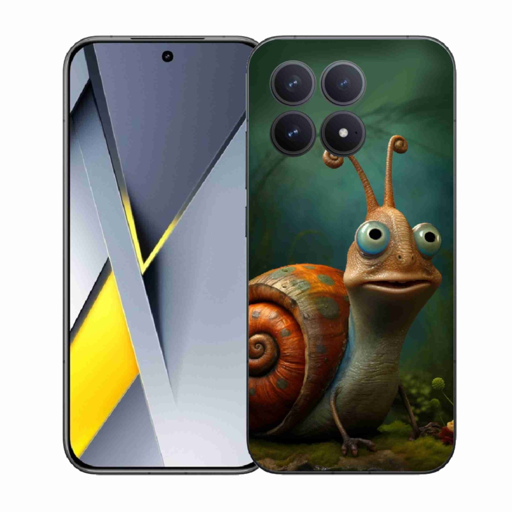 Gelový kryt mmCase na Xiaomi Poco F8 Pro - šnek