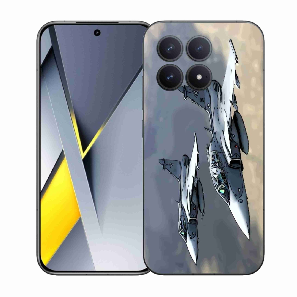 Gelový kryt mmCase na Xiaomi Poco F8 Pro - stíhačky