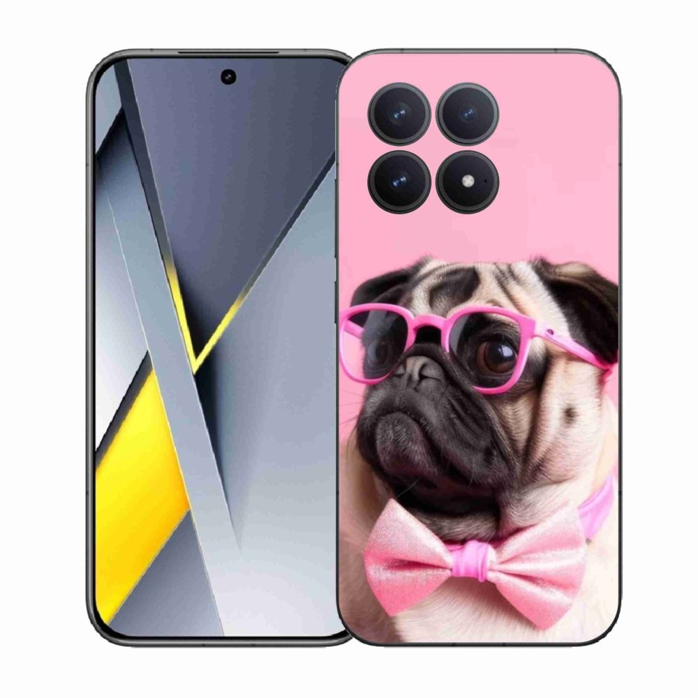 Gelový kryt mmCase na Xiaomi Poco F8 Pro - stylový mops