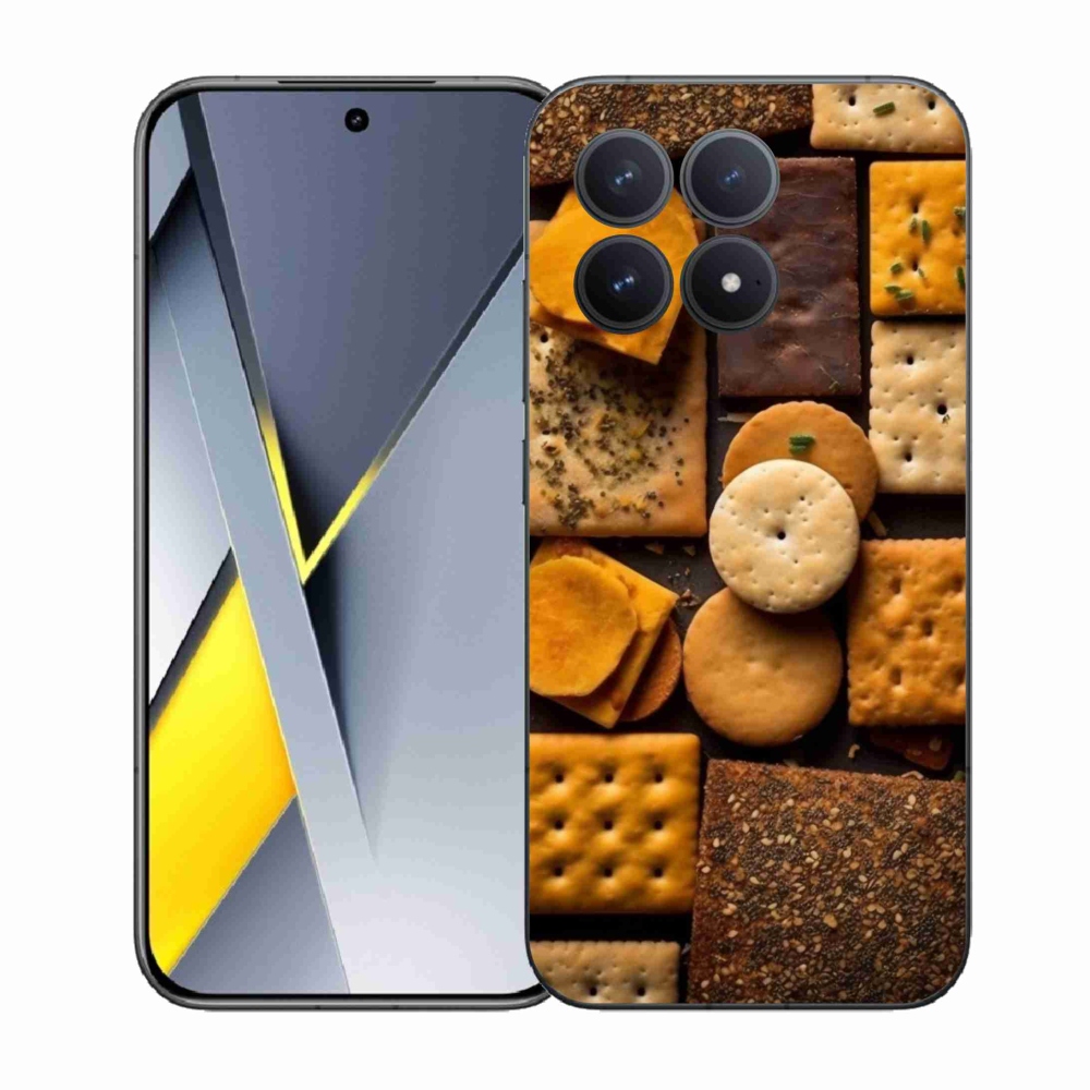 Gelový kryt mmCase na Xiaomi Poco F8 Pro - sušenky