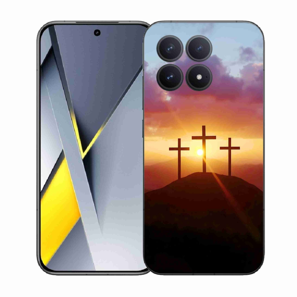 Gelový kryt mmCase na Xiaomi Poco F8 Pro - tři kříže