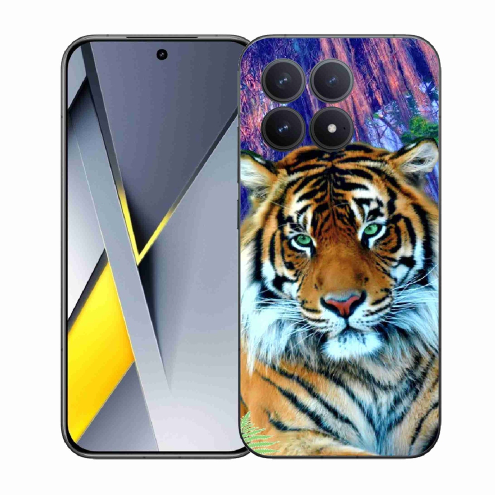Gelový kryt mmCase na Xiaomi Poco F8 Pro - tygr