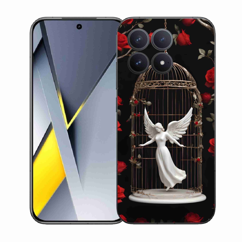 Gelový kryt mmCase na Xiaomi Poco F8 Pro - uvězněný anděl