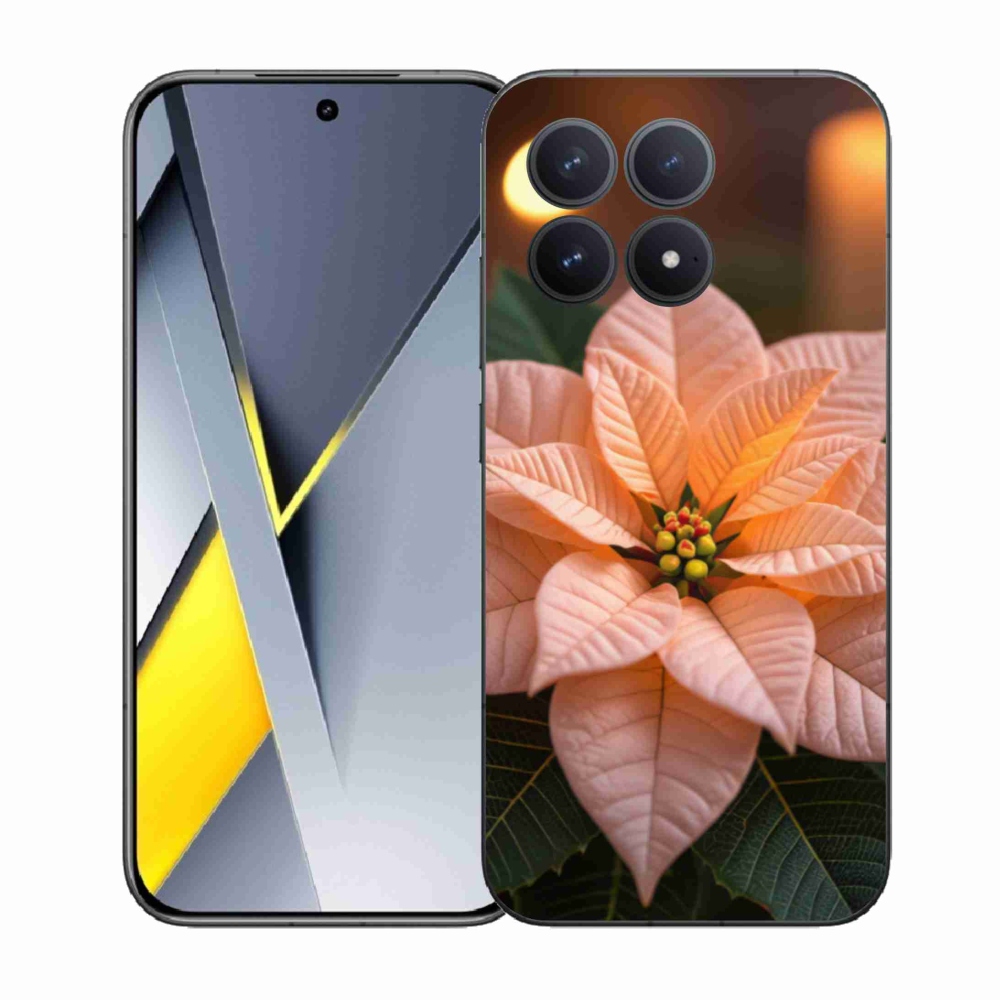 Gelový kryt mmCase na Xiaomi Poco F8 Pro - vánoční hvězda