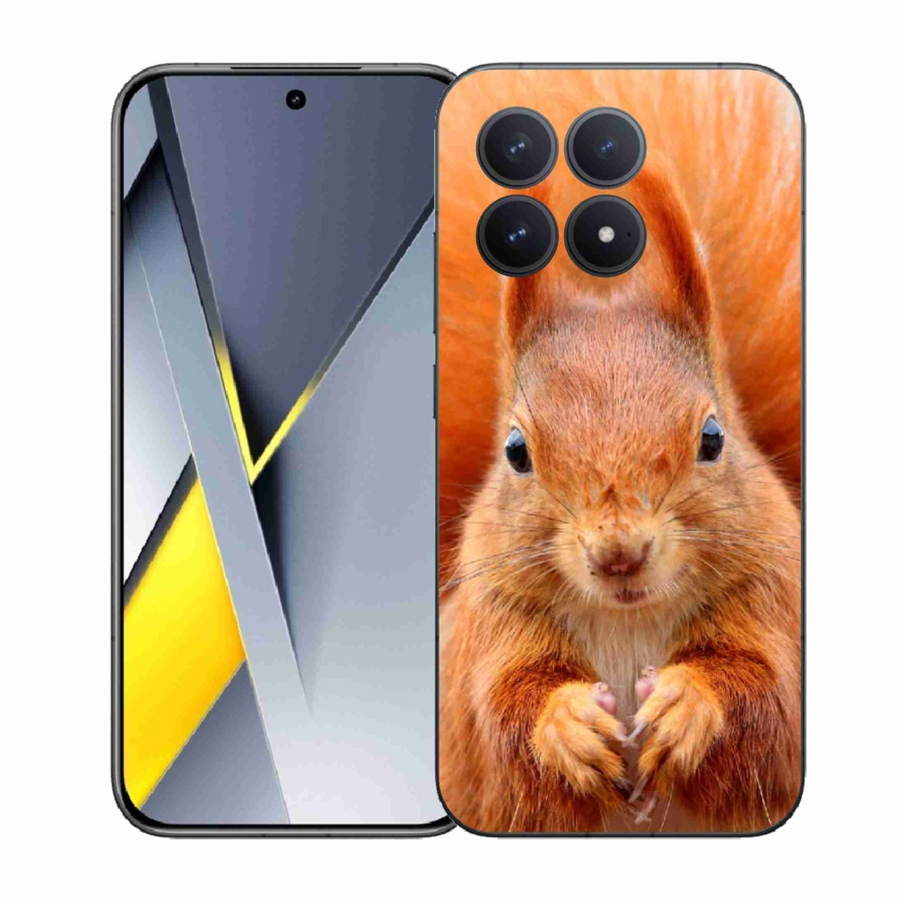 Gelový kryt mmCase na Xiaomi Poco F8 Pro - veverka