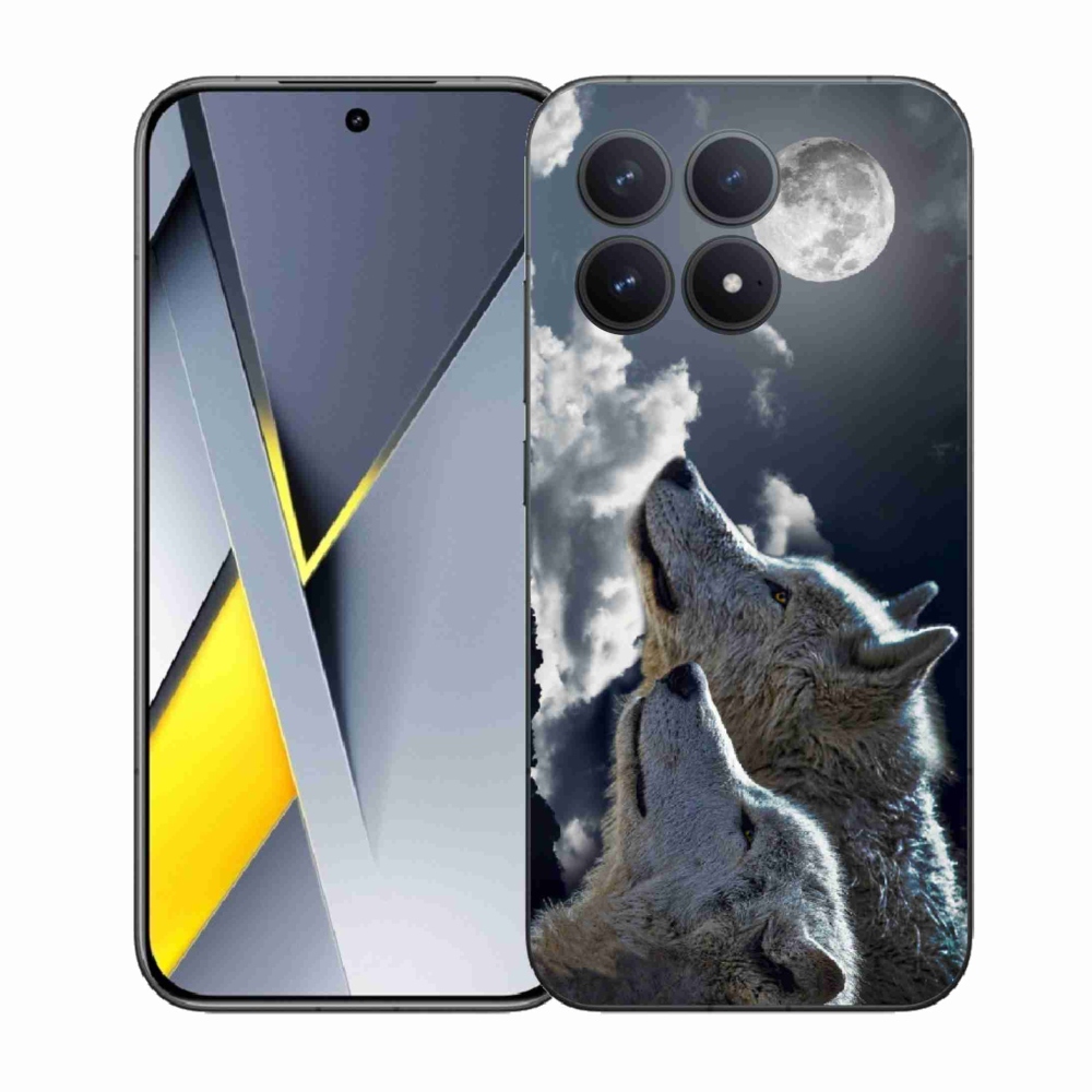Gelový kryt mmCase na Xiaomi Poco F8 Pro - vlci
