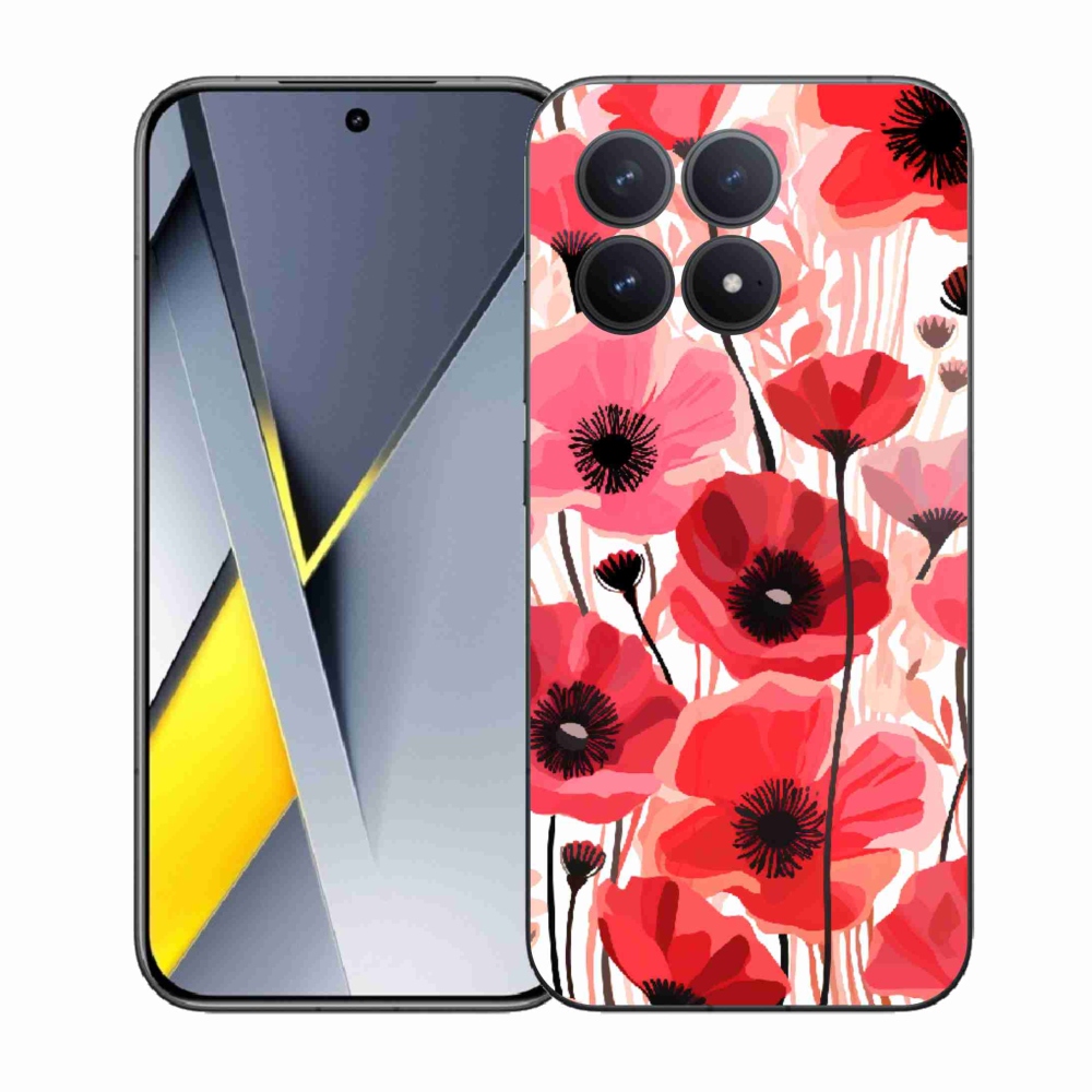 Gelový kryt mmCase na Xiaomi Poco F8 Pro - vlčí mák 1