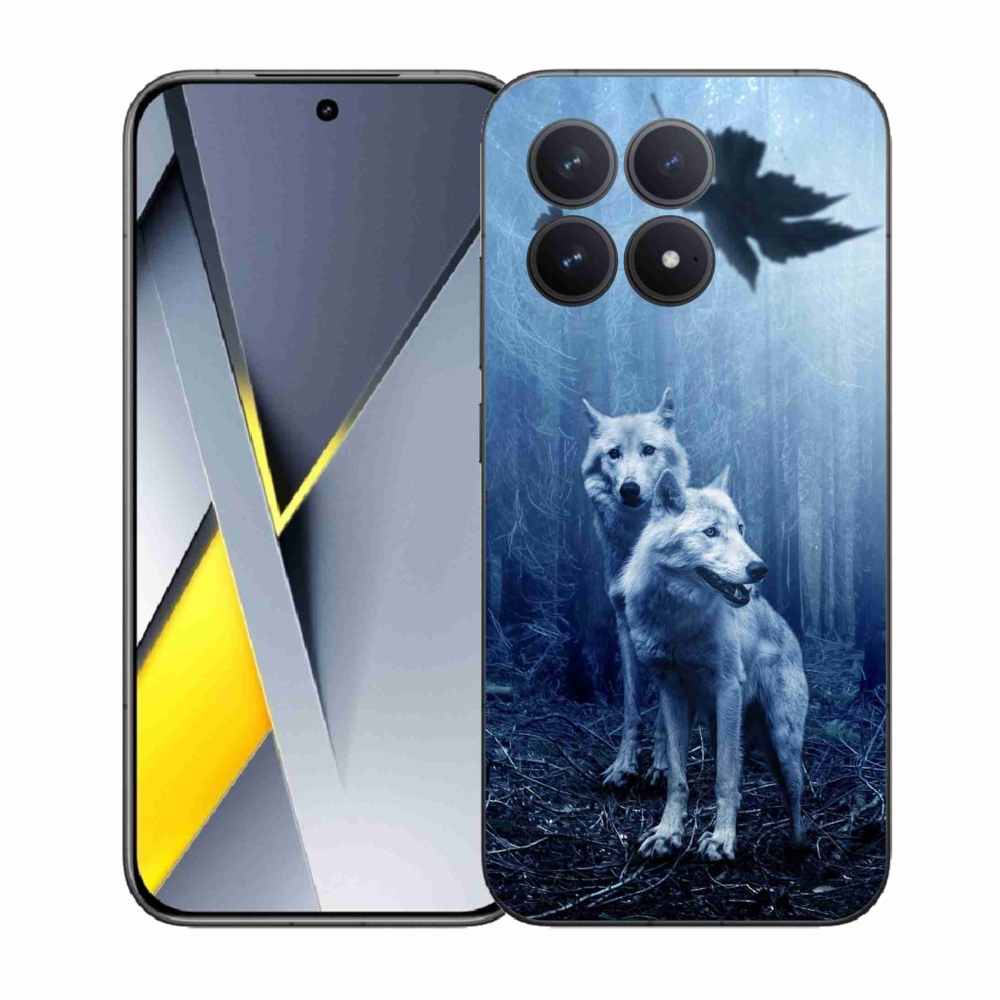 Gelový kryt mmCase na Xiaomi Poco F8 Pro - vlci v lese