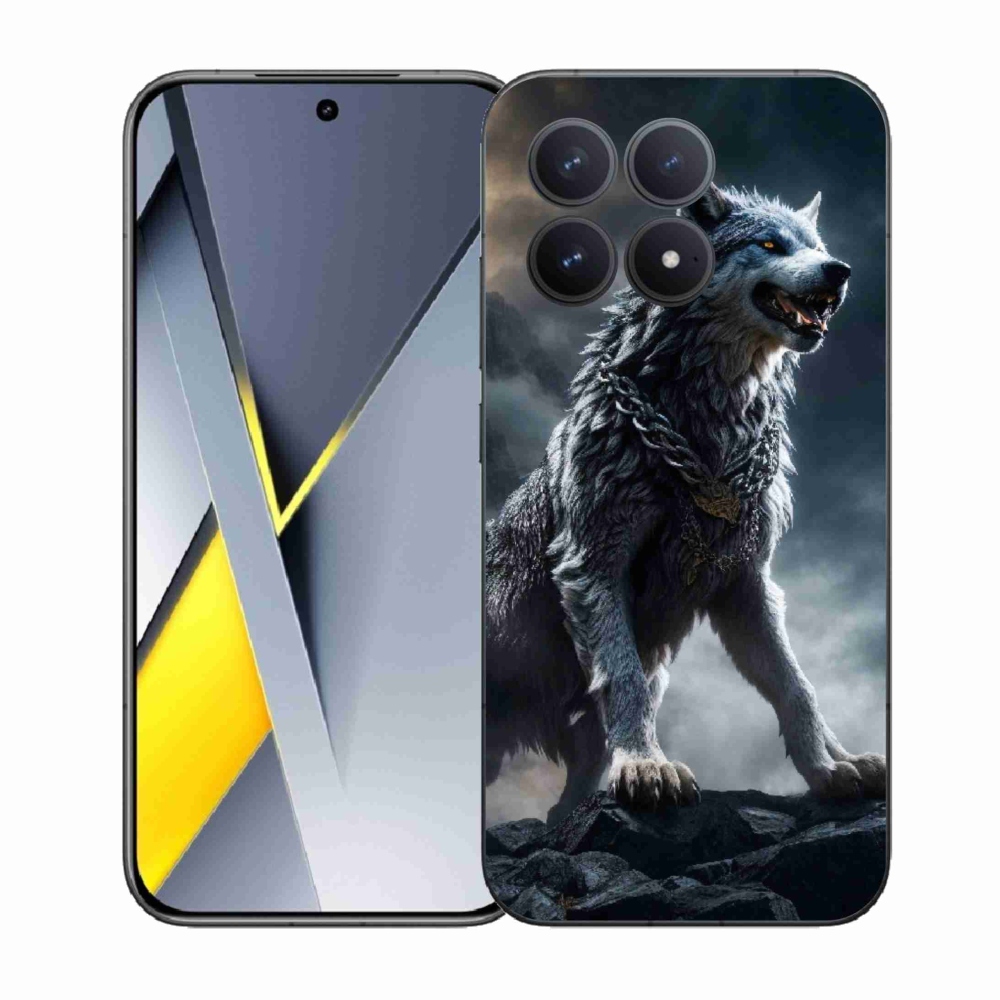 Gelový kryt mmCase na Xiaomi Poco F8 Pro - vlk 1
