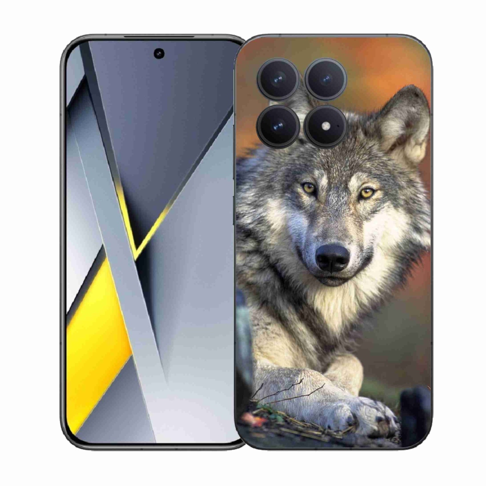 Gelový kryt mmCase na Xiaomi Poco F8 Pro - vlk