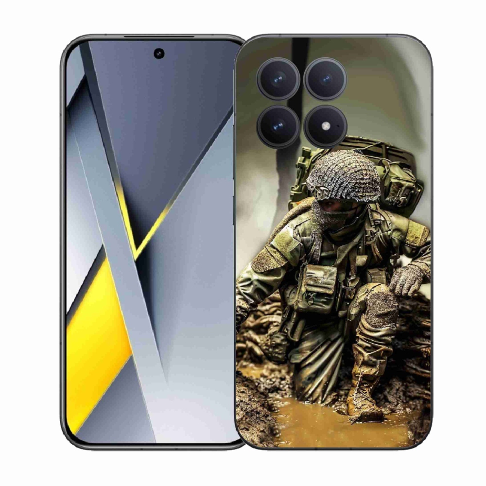 Gelový kryt mmCase na Xiaomi Poco F8 Pro - voják