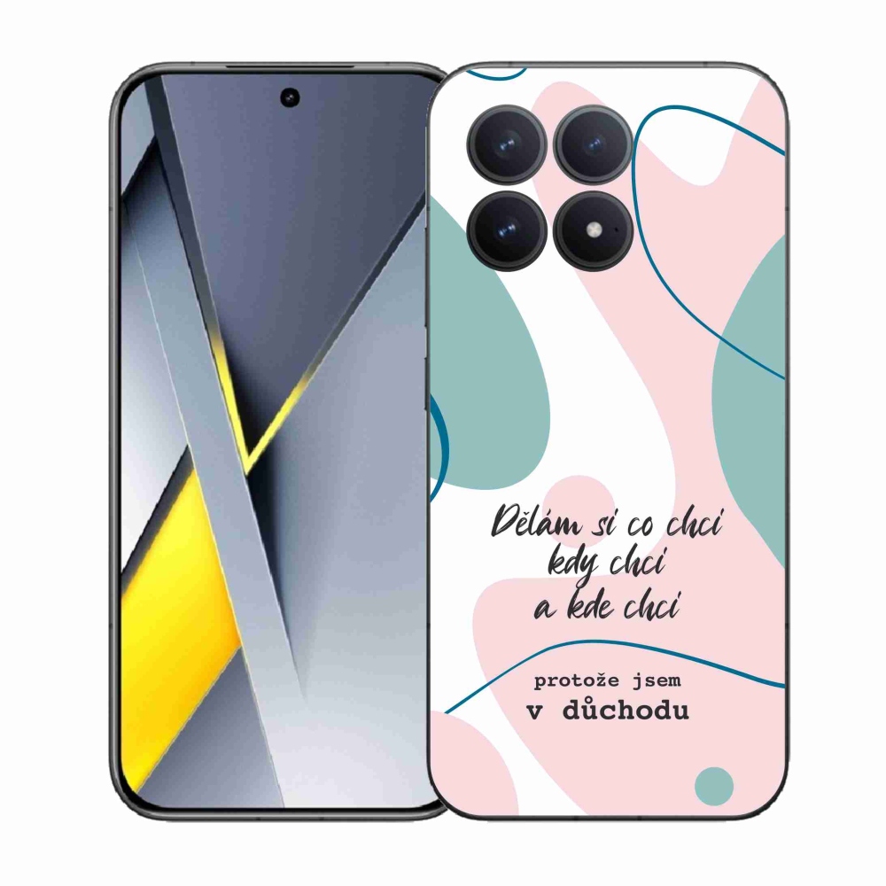 Gelový kryt mmCase na Xiaomi Poco F8 Pro - vtipný text 10 bílé pozadí