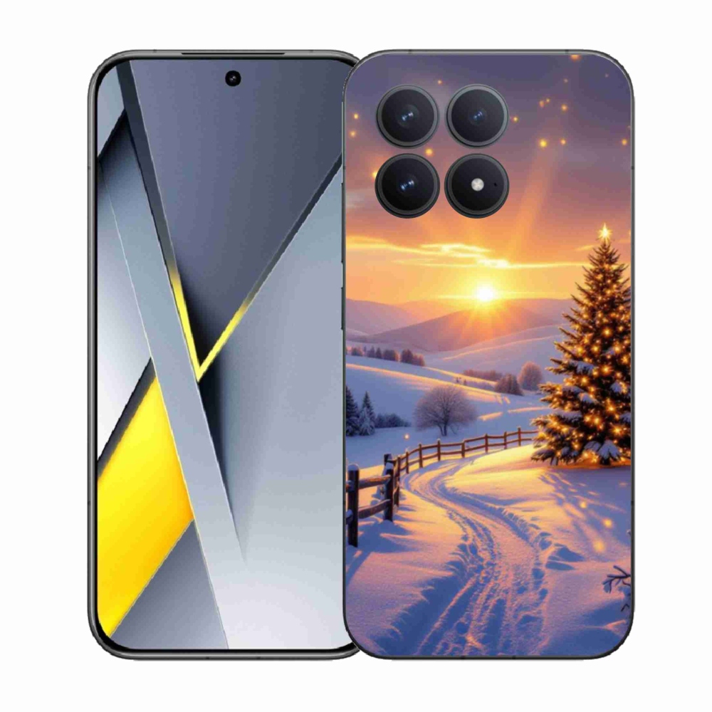 Gelový kryt mmCase na Xiaomi Poco F8 Pro - zimní krajina