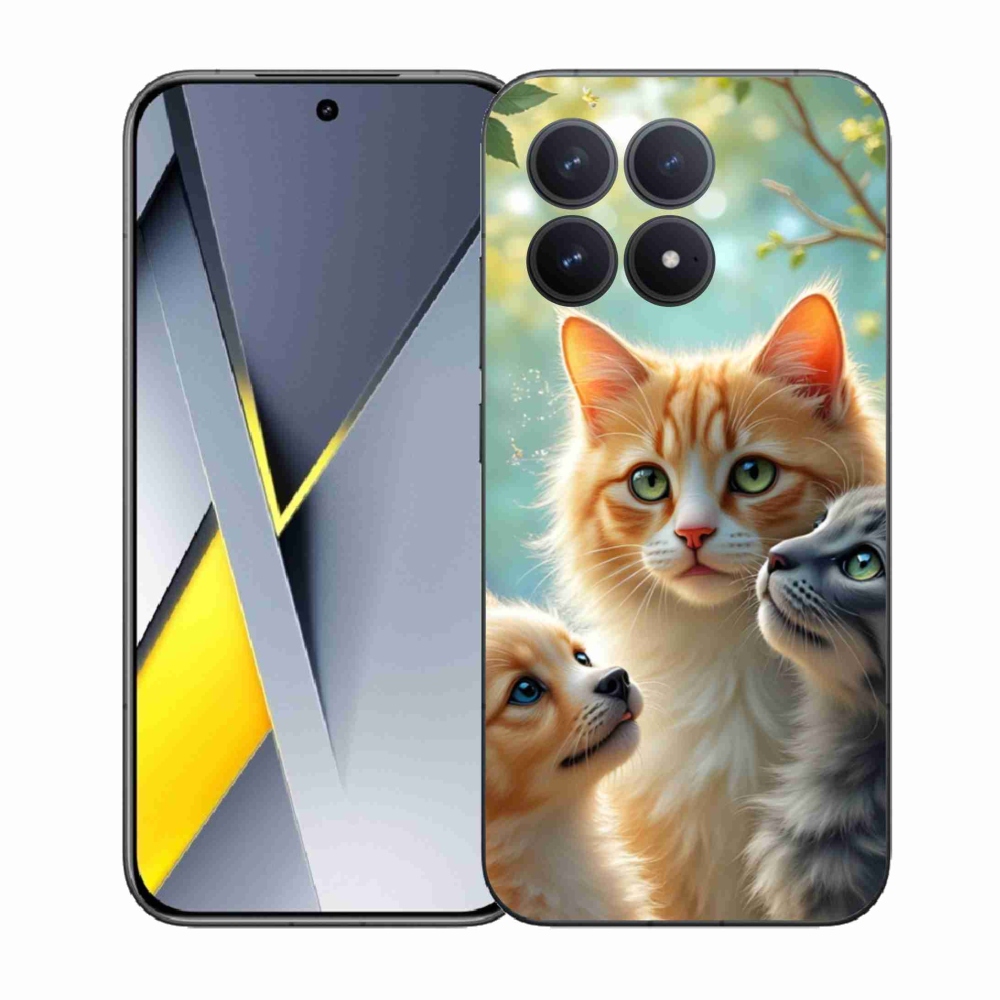 Gelový kryt mmCase na Xiaomi Poco F8 Pro - zvířecí přátelství 2