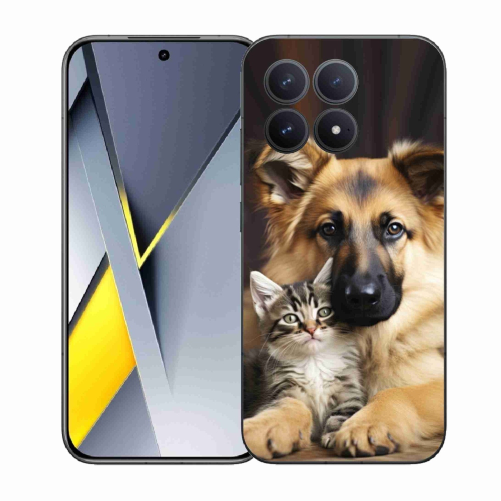 Gelový kryt mmCase na Xiaomi Poco F8 Pro - zvířecí přátelství