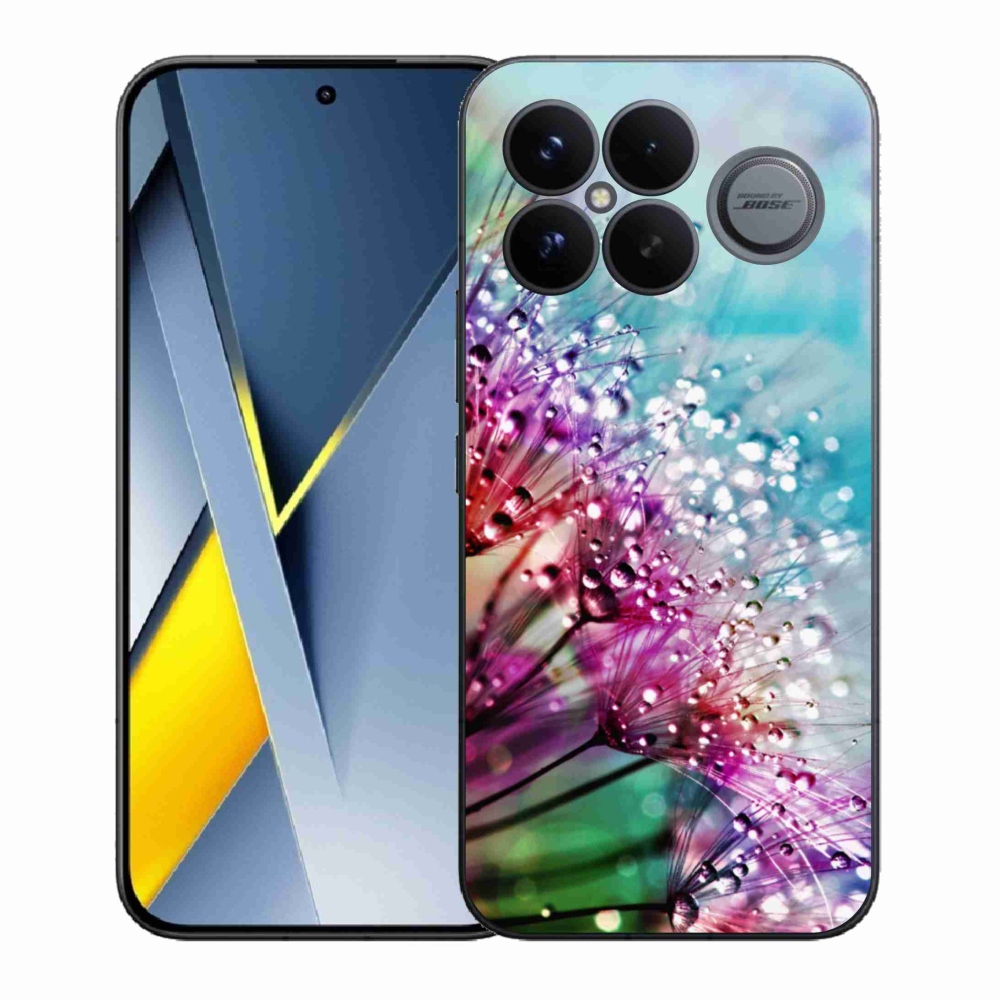 Gelový kryt mmCase na Xiaomi Poco F8 Ultra - barevné květy