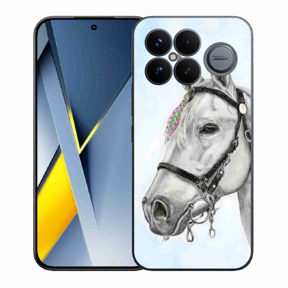 Gelový kryt mmCase na Xiaomi Poco F8 Ultra - bílý kůň 1