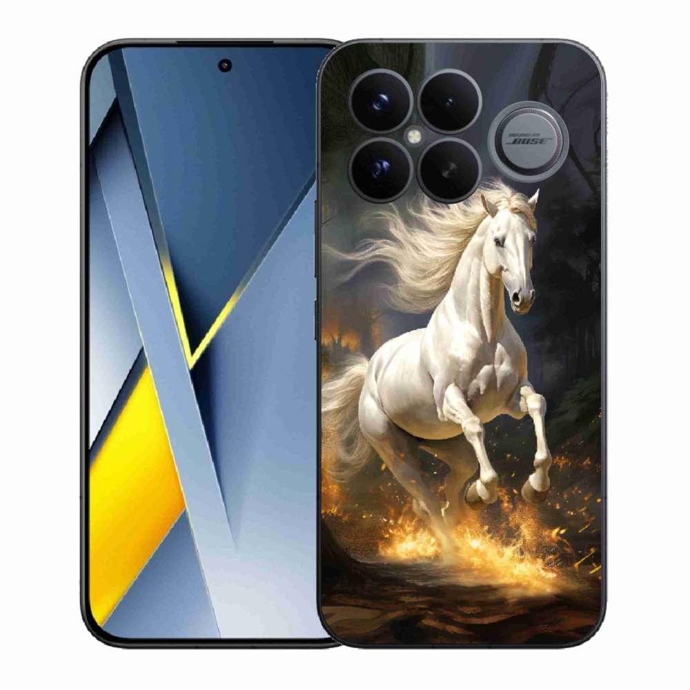Gelový kryt mmCase na Xiaomi Poco F8 Ultra - bílý kůň 2