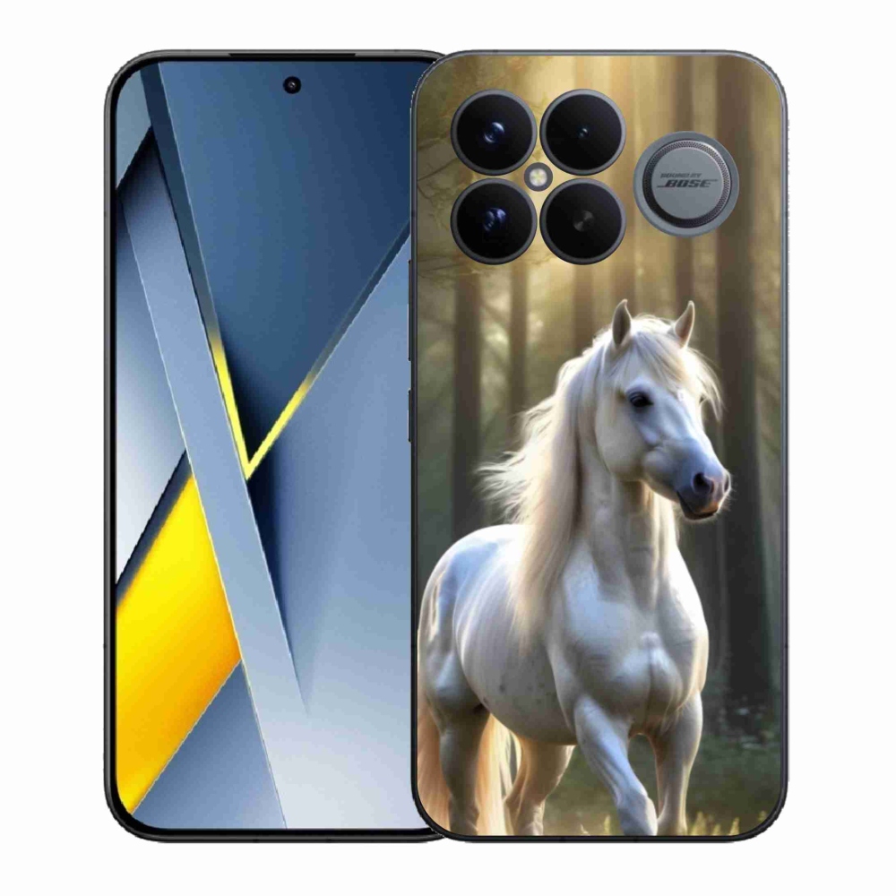 Gelový kryt mmCase na Xiaomi Poco F8 Ultra - bílý kůň 3