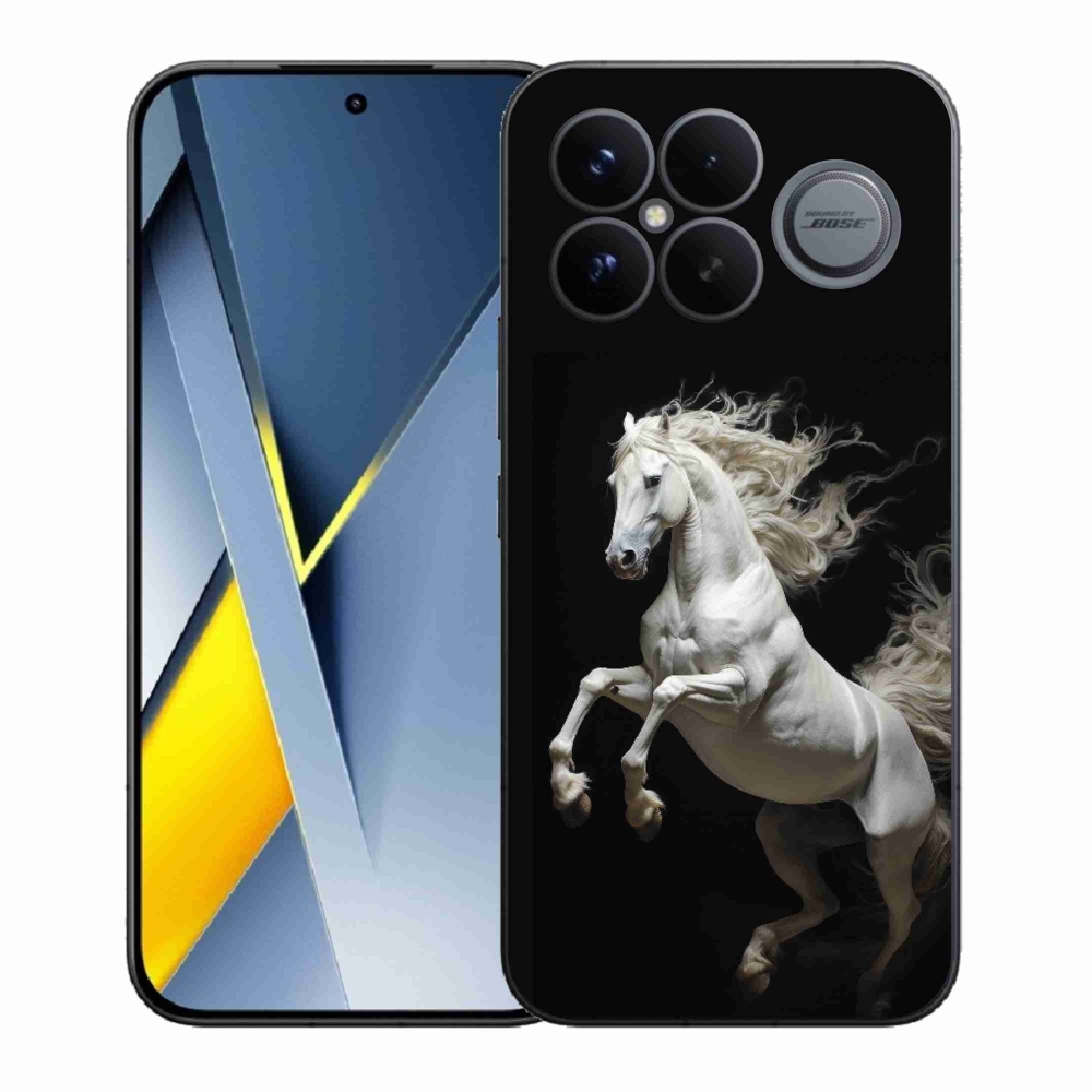 Gelový kryt mmCase na Xiaomi Poco F8 Ultra - bílý kůň 4