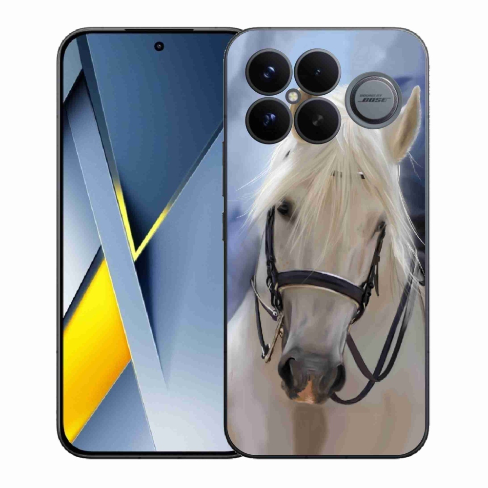 Gelový kryt mmCase na Xiaomi Poco F8 Ultra - bílý kůň